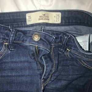Hollister medium light washed skinny jeans